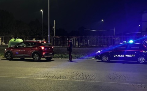 Francesco Landi alla guida dei carabinieri di Villafranca